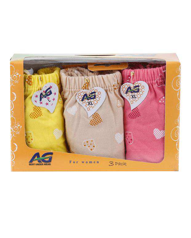 بسته 3 عددی شورت زنانه A&G