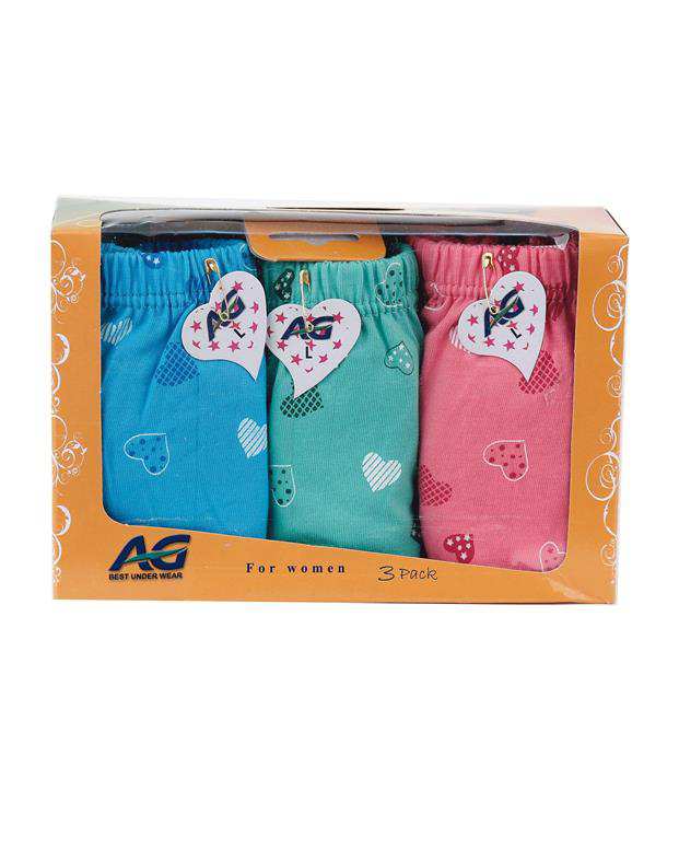 بسته 3 عددی شورت زنانه A&G