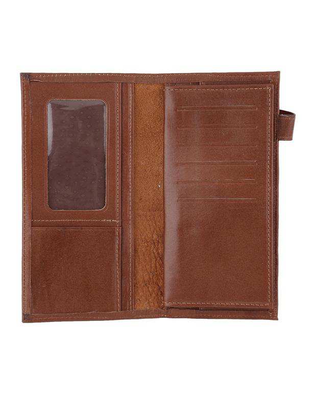 کیف پول زنانه قهوه ایDaniel Leather