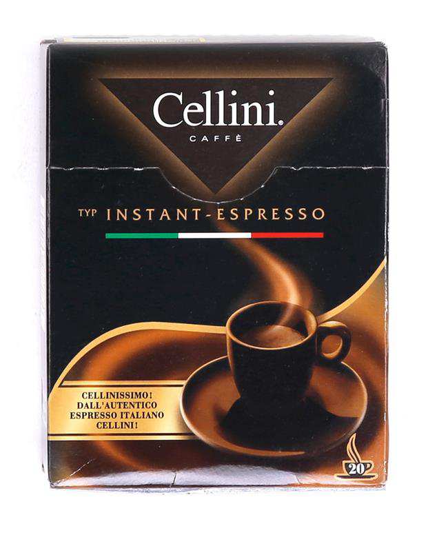 قهوه اسپرسو فوری 20 عددی Cellini