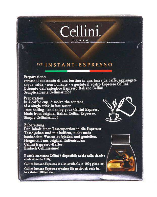 قهوه اسپرسو فوری 20 عددی Cellini