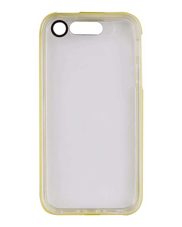 قاب موبایل شفاف نارنجی ROCK/Iphone 5S