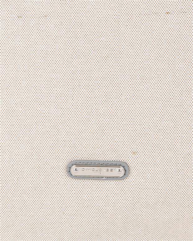 کیف دستی زنانه کرم نقره ای David Jones