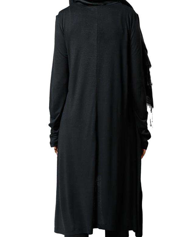 مانتو زنانه مشکی Refka