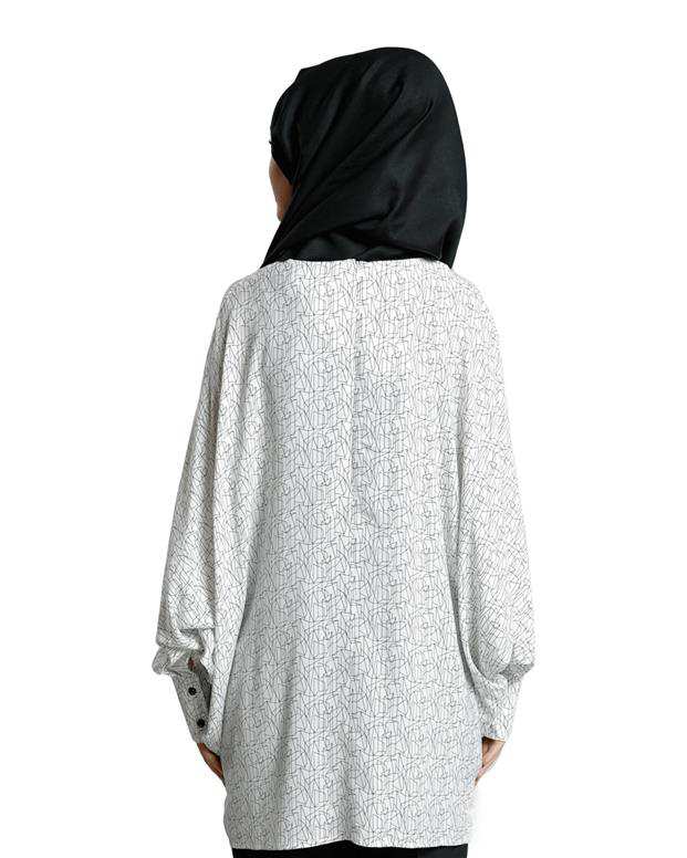 بلوز زنانه طوسی Refka