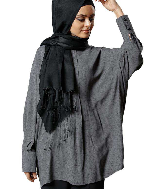 تونیک زنانه خاکستری Refka