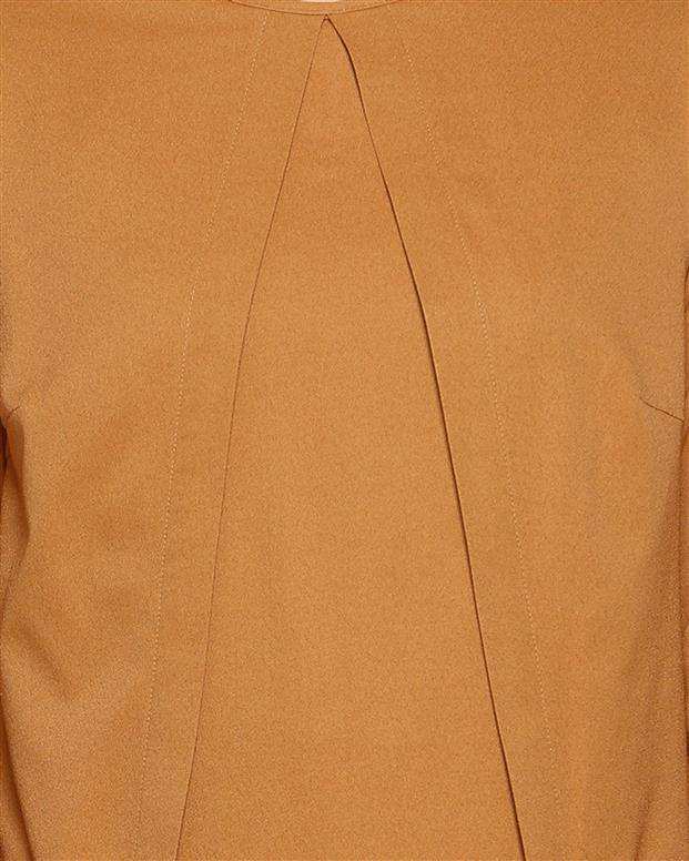 مانتو زنانه خردلی Refka