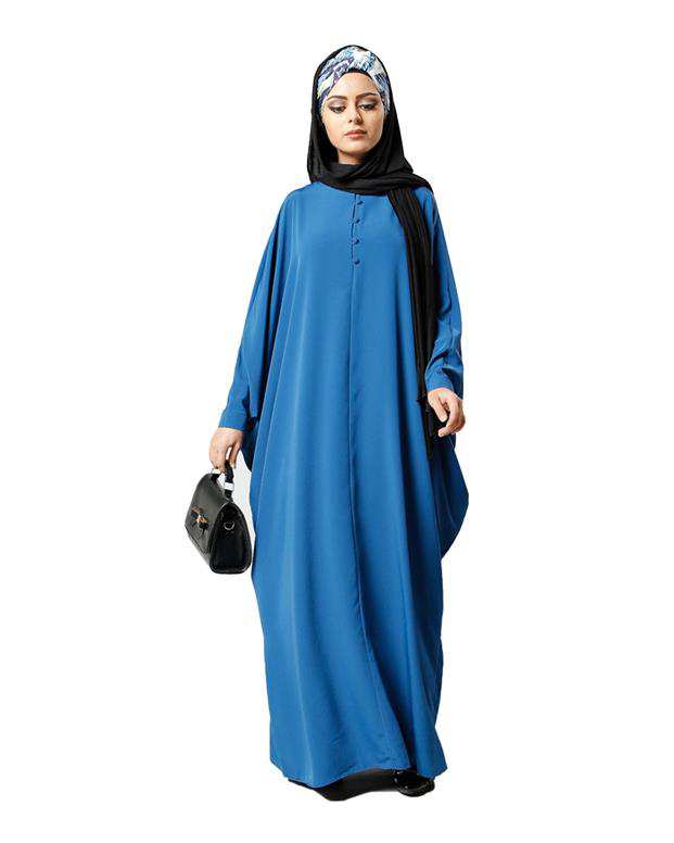 مانتو زنانه آبی Refka