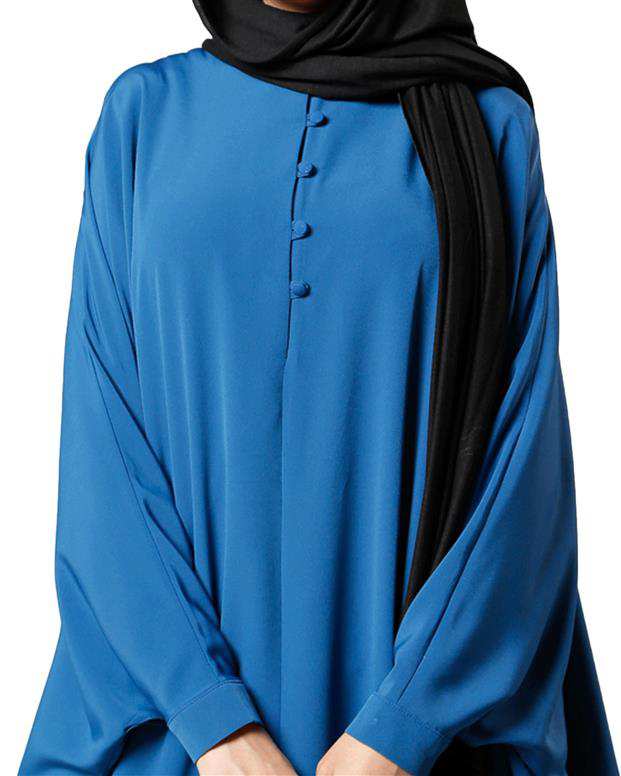 مانتو زنانه آبی Refka
