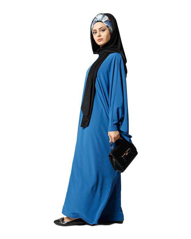 مانتو زنانه آبی Refka