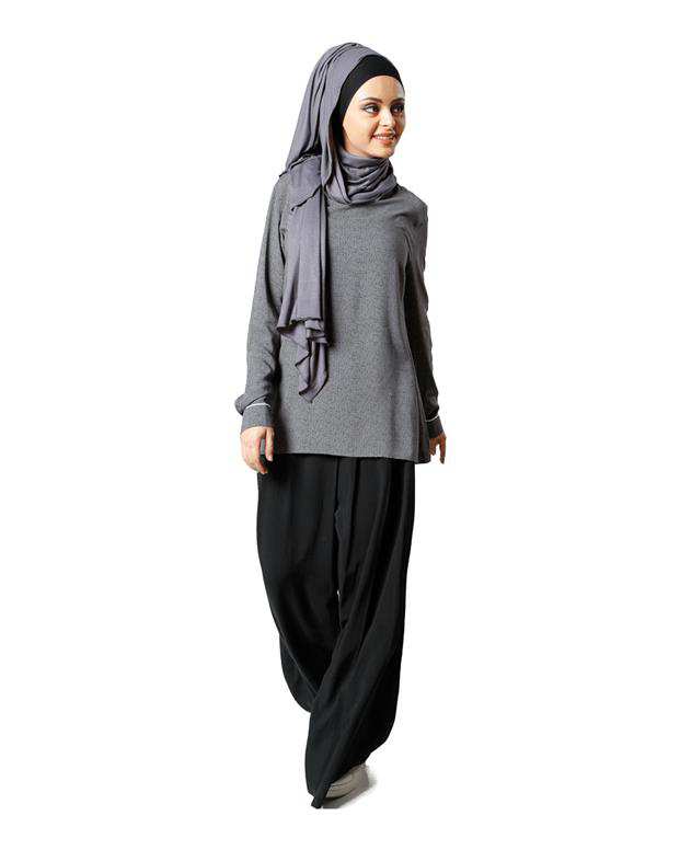 بلوز‌ زنانه خاکستری Refka
