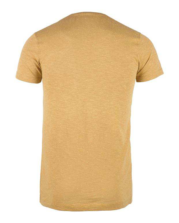 تی شرت مردانه زرد خردلی Man Ten slim fit