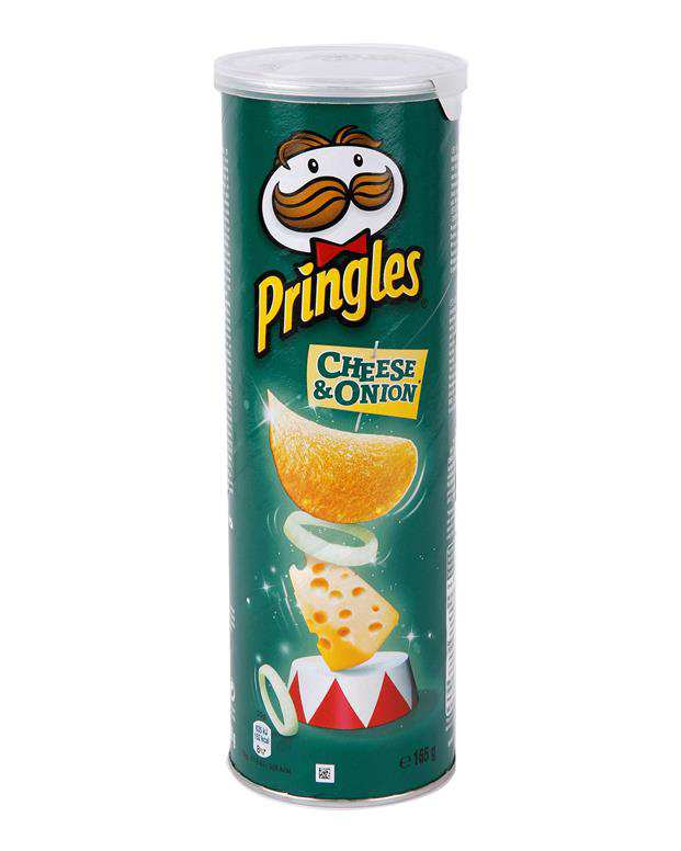 چیپس با طعم پنیر و پیاز 165 گرمی Pringles