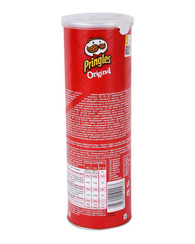 چیپس نمکی 165 گرمی Pringles