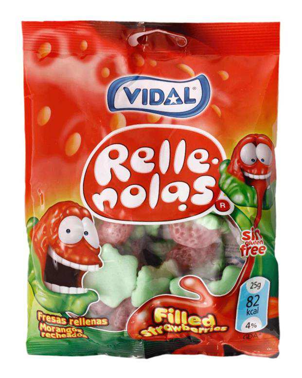 پاستیل طرح توت فرنگی Vidal