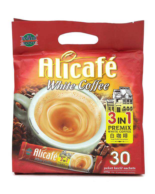 قهوه سفید جینسینگ دار 1*3 Alicafe