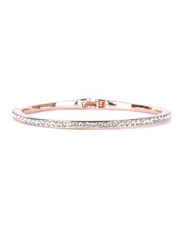 دستبند نگین دار زنانه طلایی Fashion Jewelery