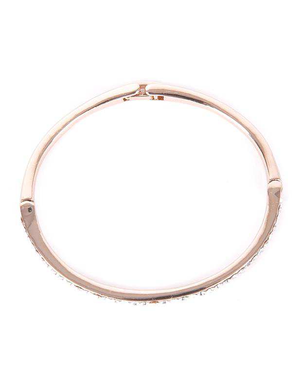 دستبند نگین دار زنانه طلایی Fashion Jewelery