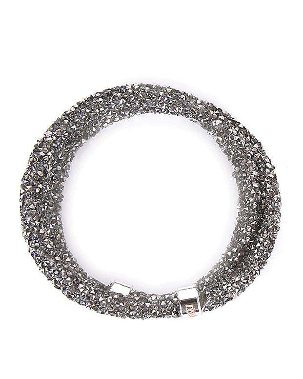 دستبند نگین‌دار زنانه خاکستری Fashion Jewellery