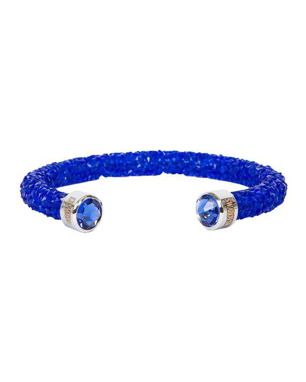 دستبند نگین سواروسکی آبی تیره Fashion Jewellery