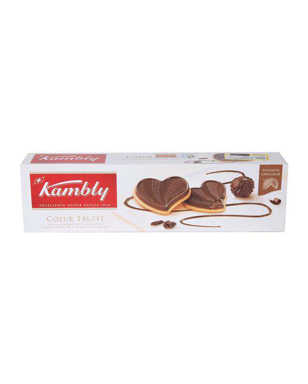 بیسکویت قلبی شکلات تلخ Kambly