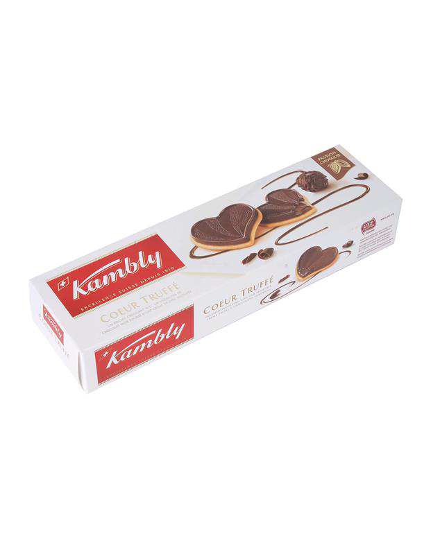 بیسکویت قلبی شکلات تلخ Kambly