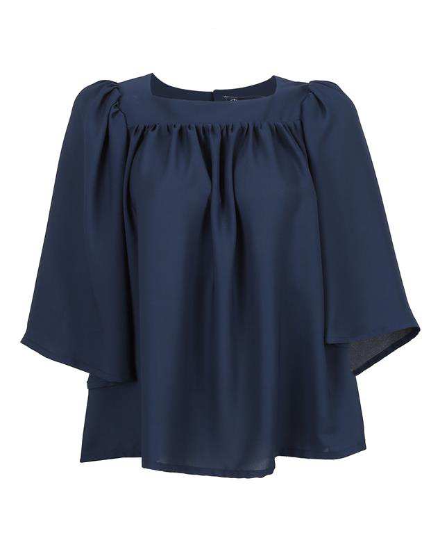 شومیز زنانه کد SS2020-SHIRT113-NV سرمه ای ناوالس