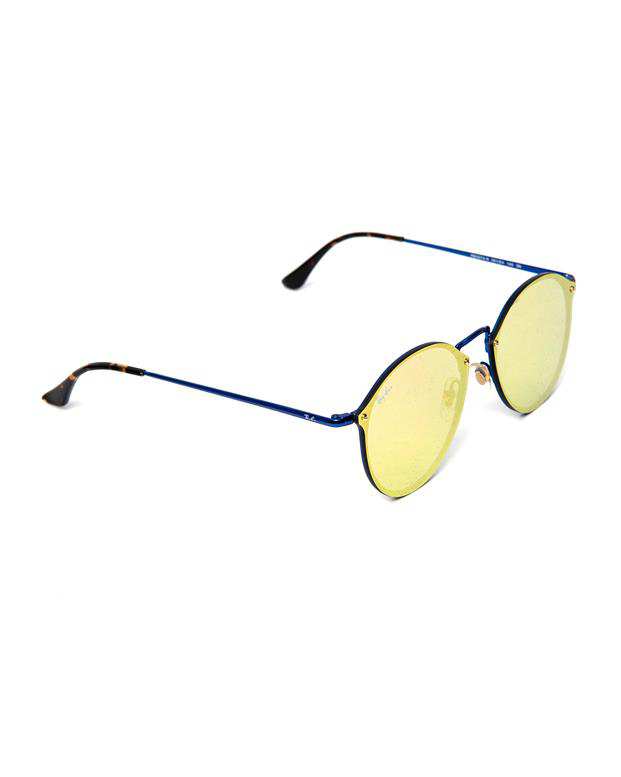 عینک آفتابی ری بن زنانه صورتی BLAZE ROUND RB3574 Rayban