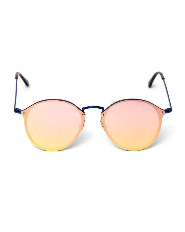 عینک آفتابی ری بن زنانه صورتی BLAZE ROUND RB3574 Rayban