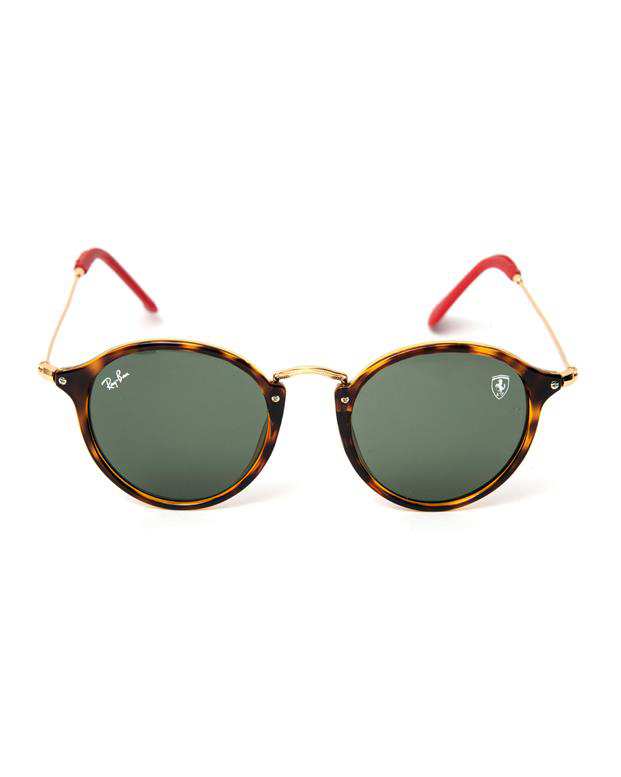عینک آفتابی ری بن RB2447NM Ferrari Tortoise Round