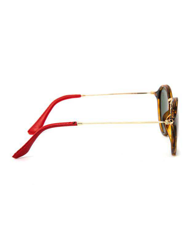عینک آفتابی ری بن RB2447NM Ferrari Tortoise Round