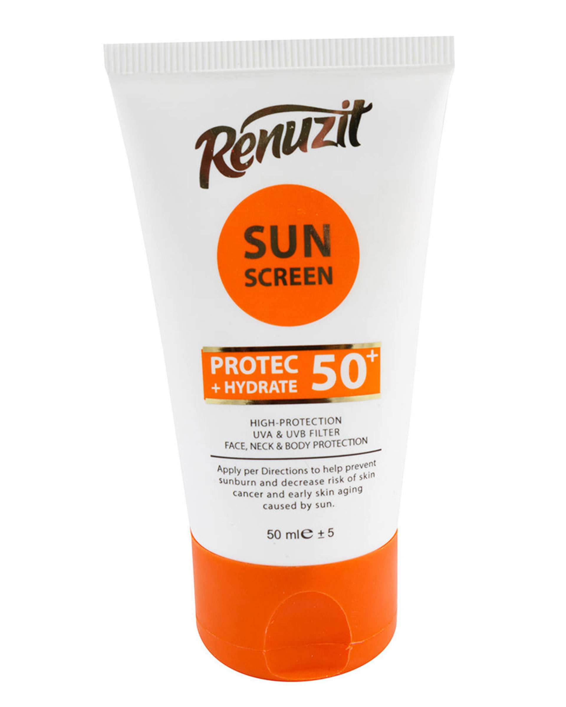 کرم ضد آفتاب SPF50 بی رنگ رینوزیت