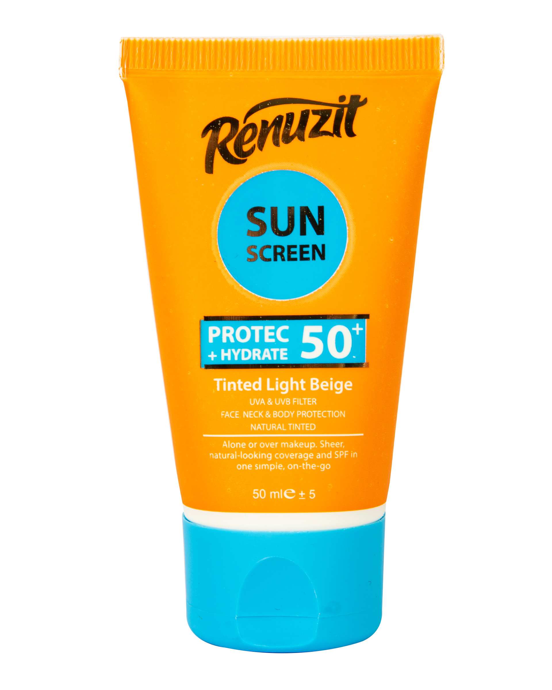 کرم ضد آفتاب رنگی SPF50 بژ روشن رینوزیت