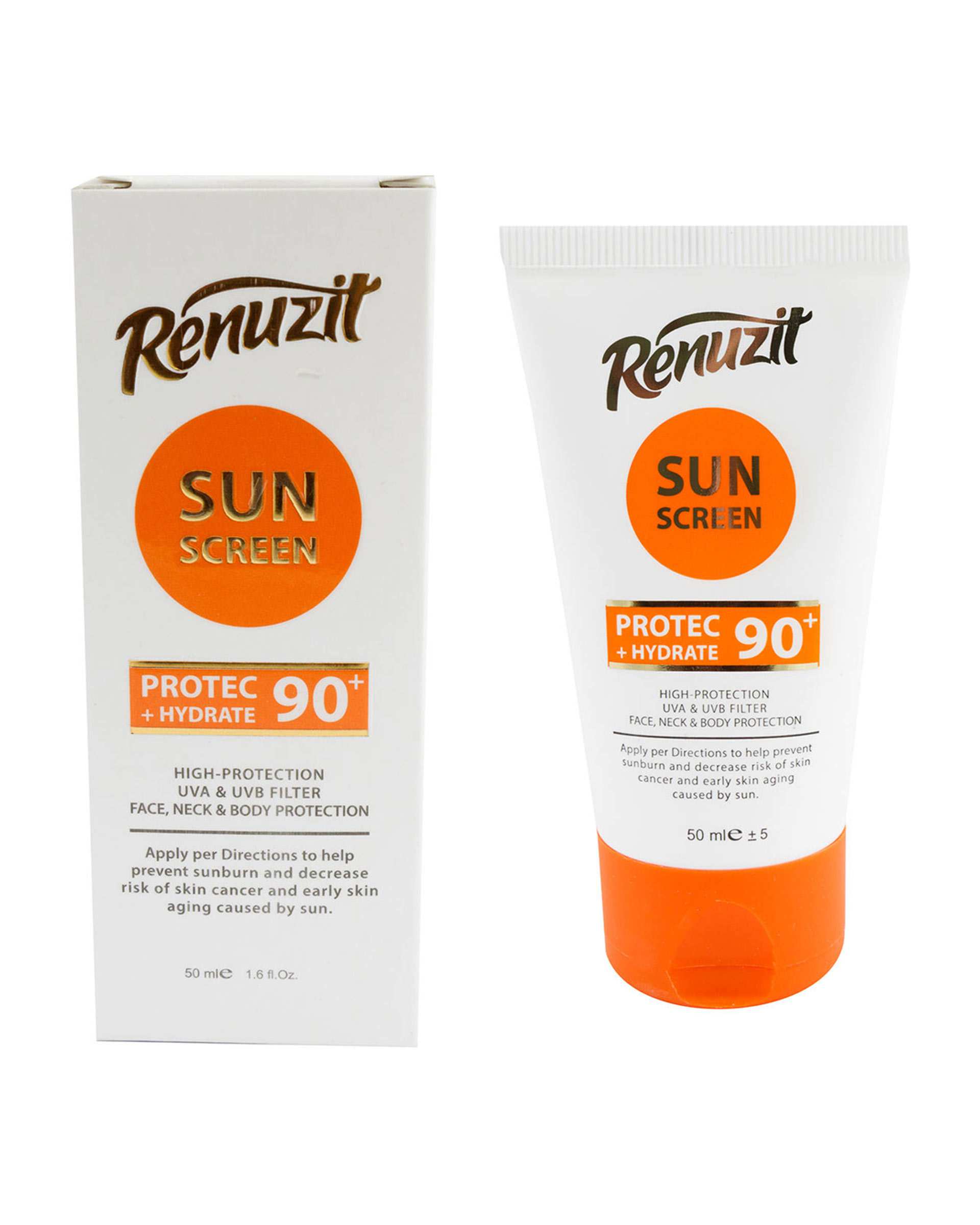 کرم ضد آفتاب SPF90 بی رنگ رینوزیت