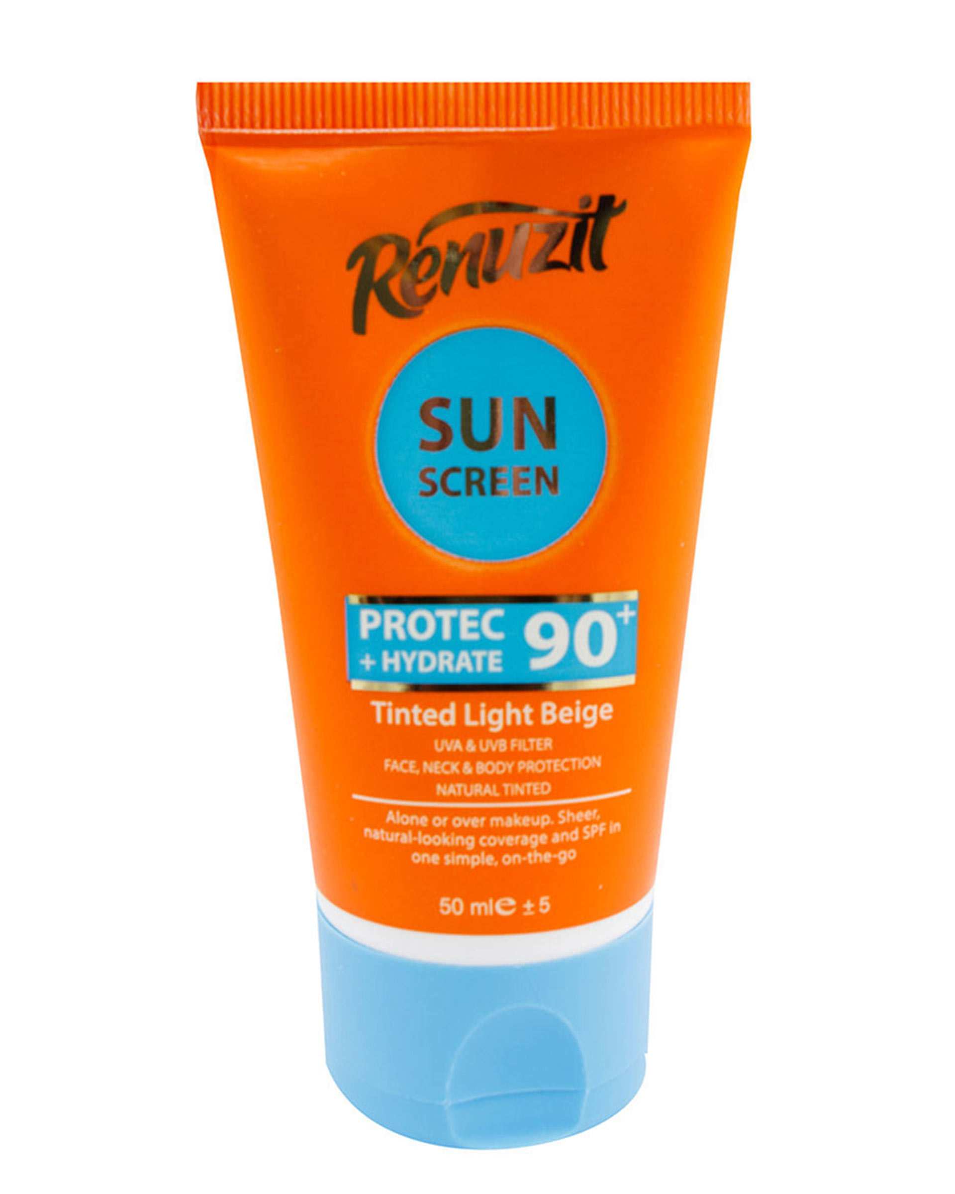 کرم ضد آفتاب رنگی SPF90 بژ روشن رینوزیت