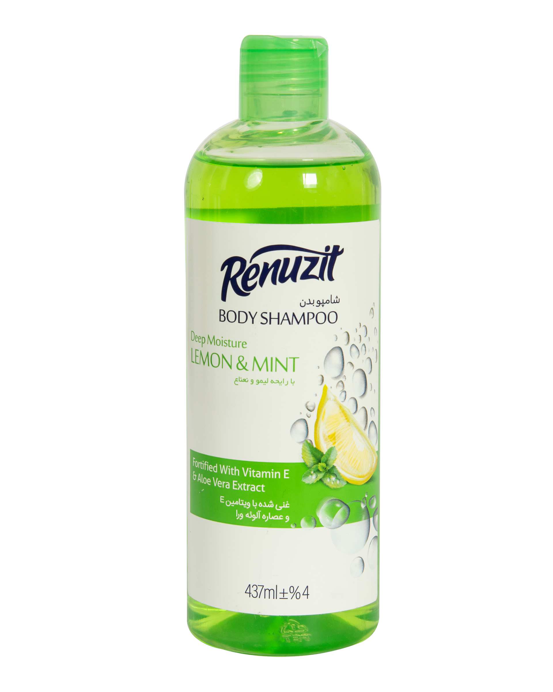 شامپو بدن Lemon & Mint حاوی ویتامین 437ml E رینوزیت