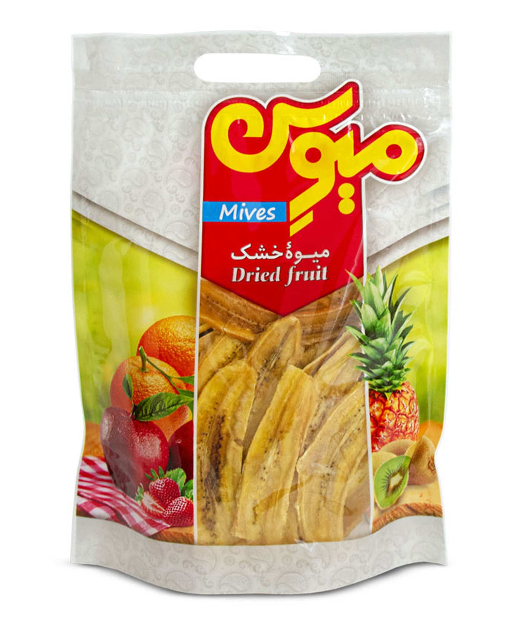 میوه خشک موز 250 گرمی میوس