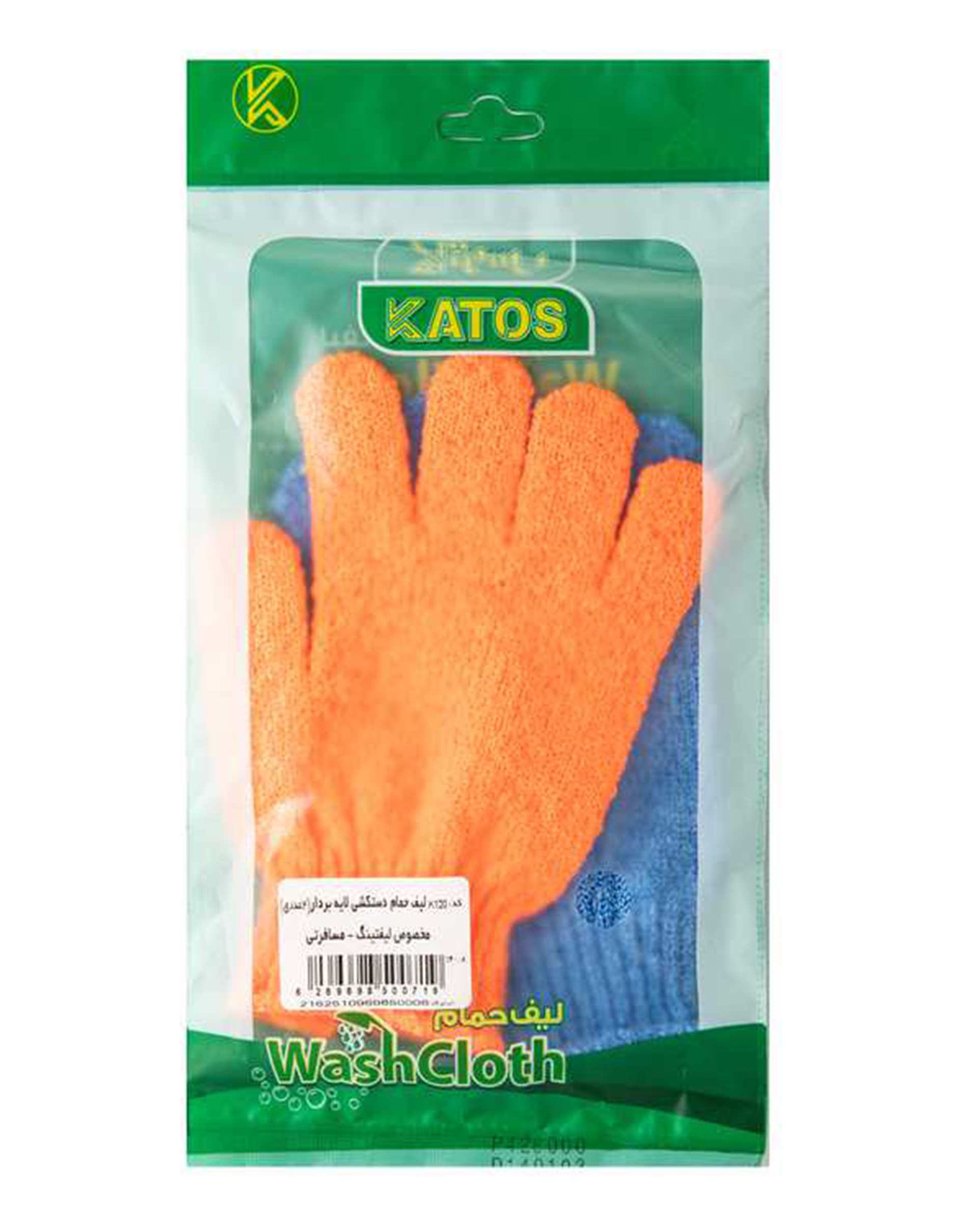 لیف حمام دستکشی لایه بردار کاتوس Katos بسته ۲ عددی کد K120