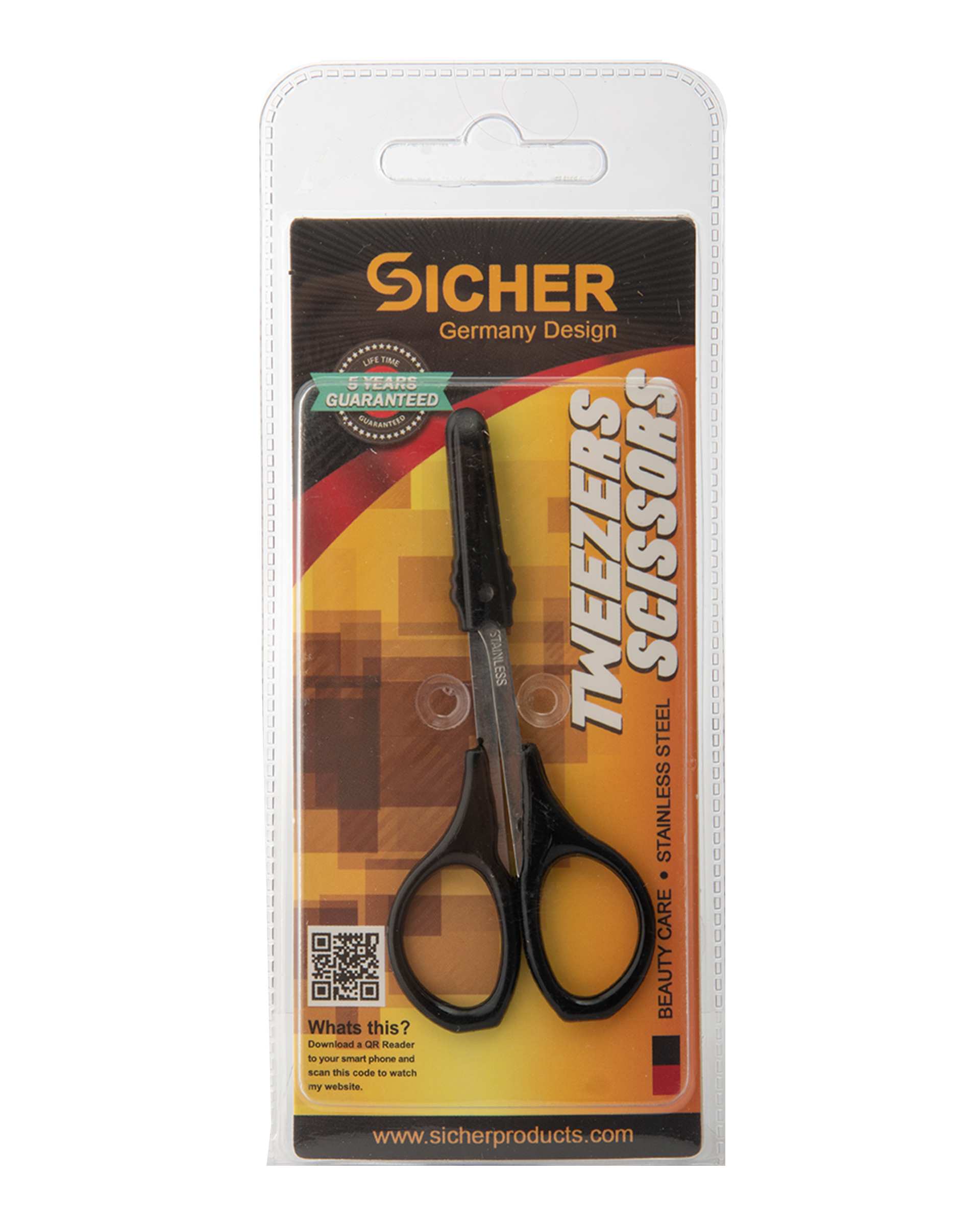 قیچی ابرو مشکی سیچر Sicher مدل G46