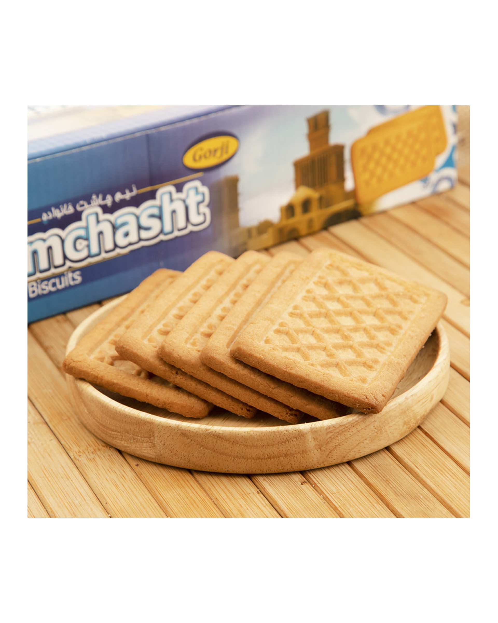 بیسکویت نیم چاشت خانواده گرجی وزن 500 گرم