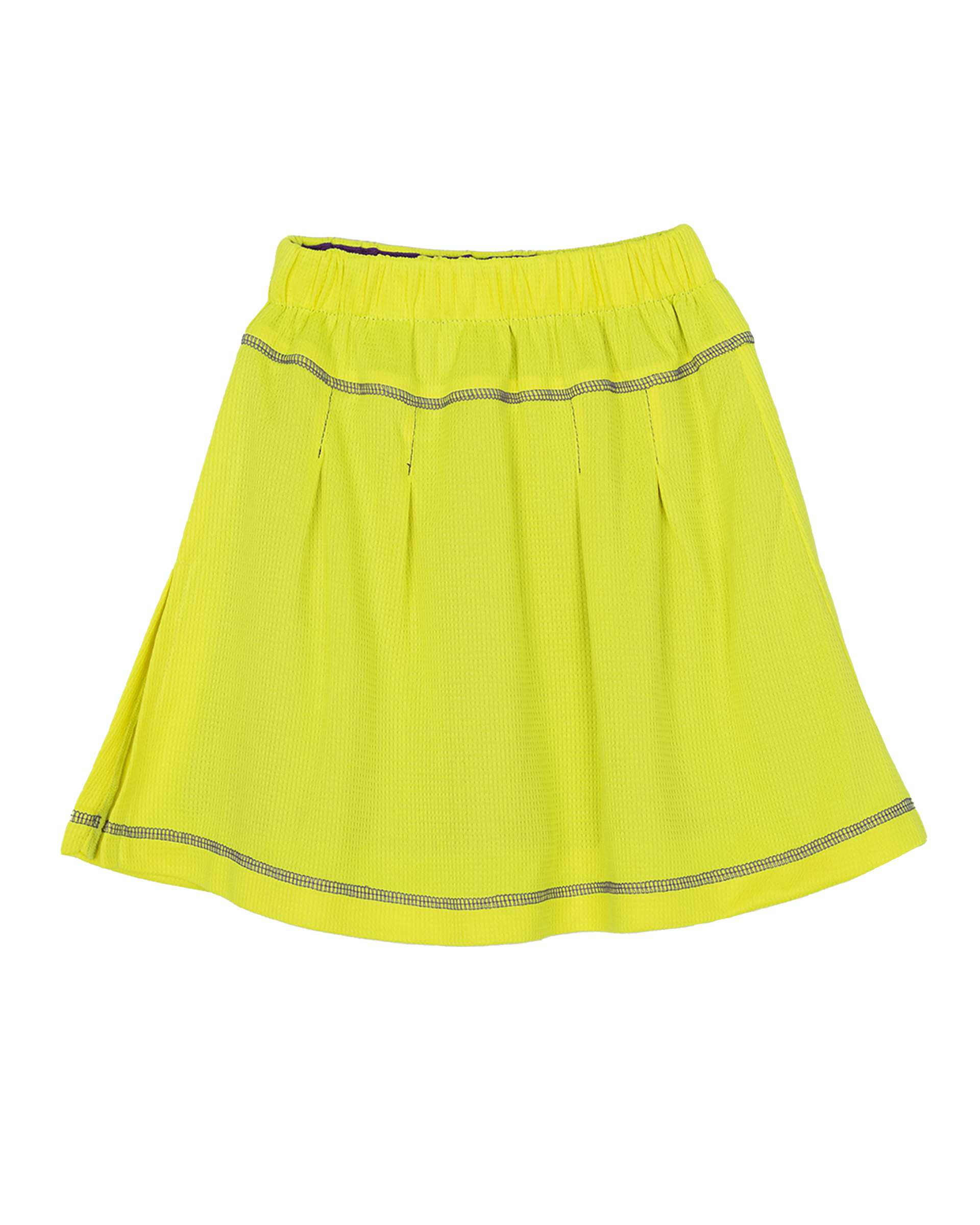 ست تاپ و شلوارک دامنی دخترانه ورزشی بنفش سبز تیتیش Teeteesh