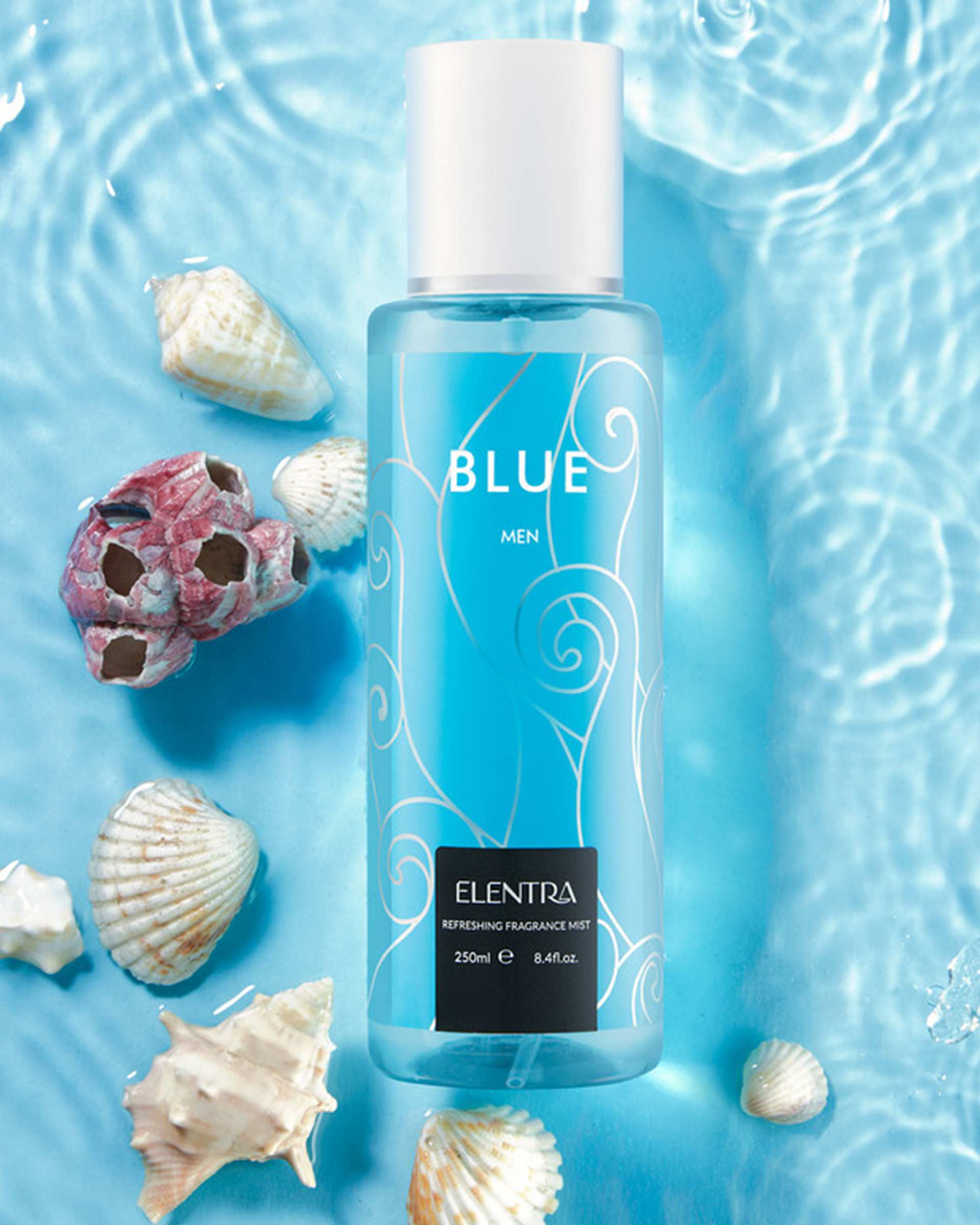 بادی اسپلش مردانه النترا Elentra مدل Blue حجم 250ml