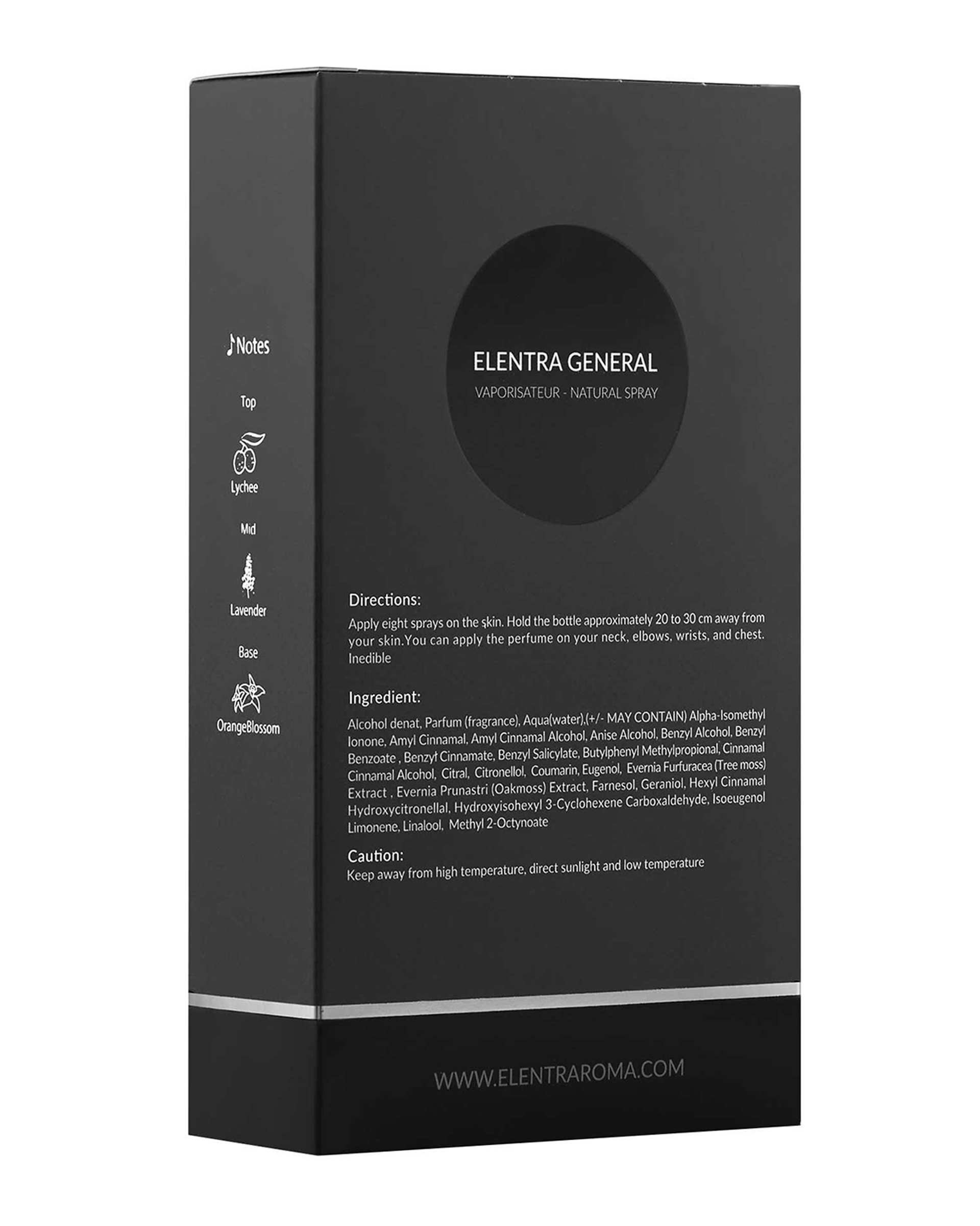 عطر مردانه النترا General EDT 100ml Elentra