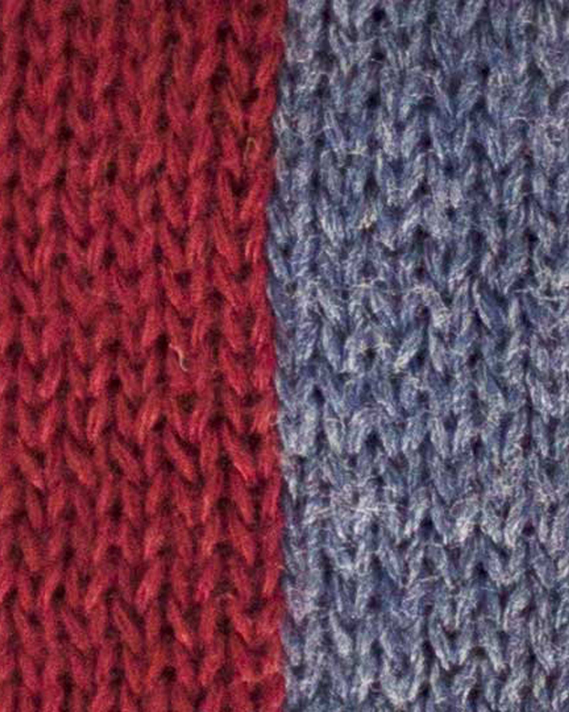 کلاه بافت گردنی سرمه ای ارغوانی تارتن Tartan طرح تارتن