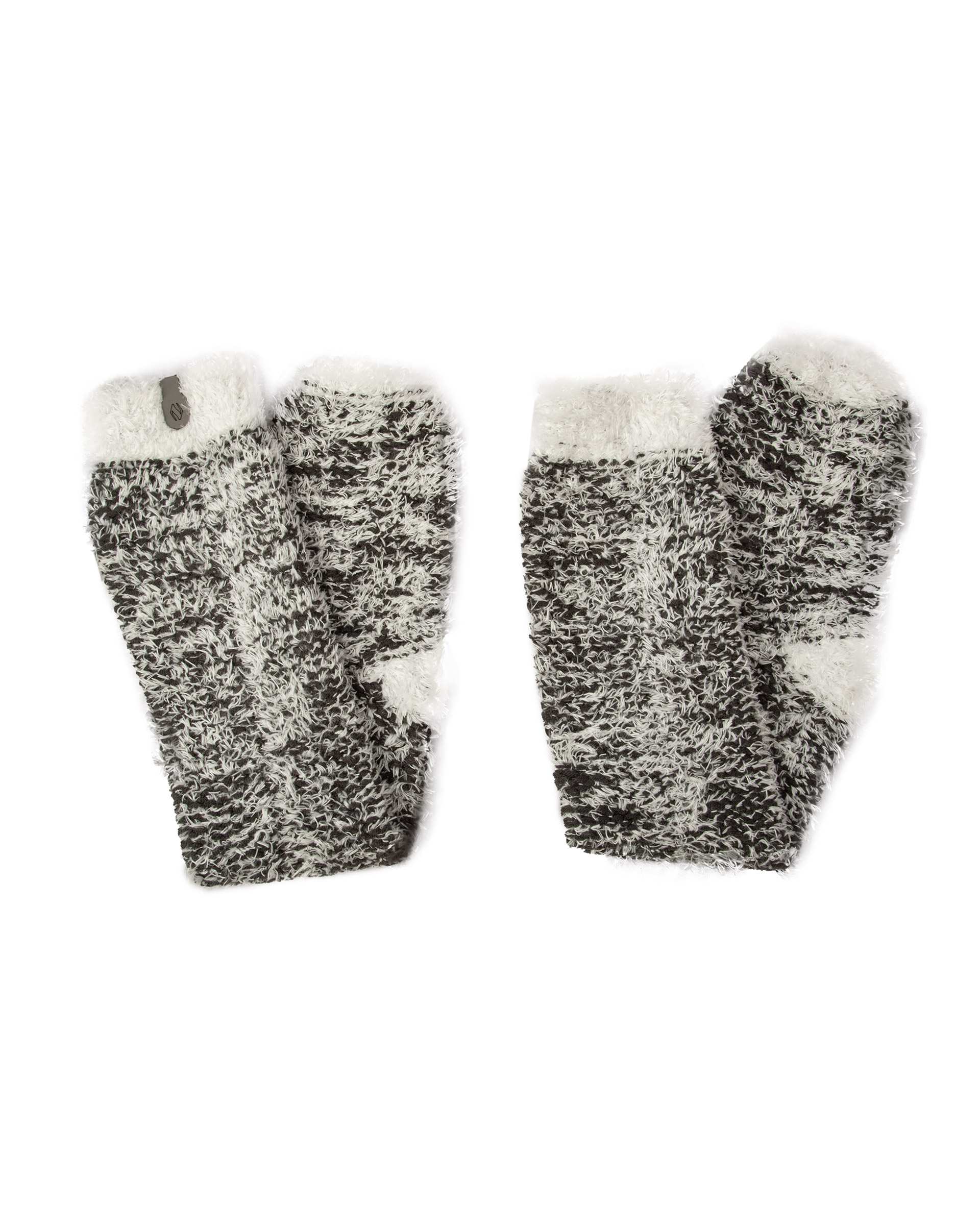 پاپوش زنانه بافت بلند مشکی سفید تارتن Tartan طرح مولینه