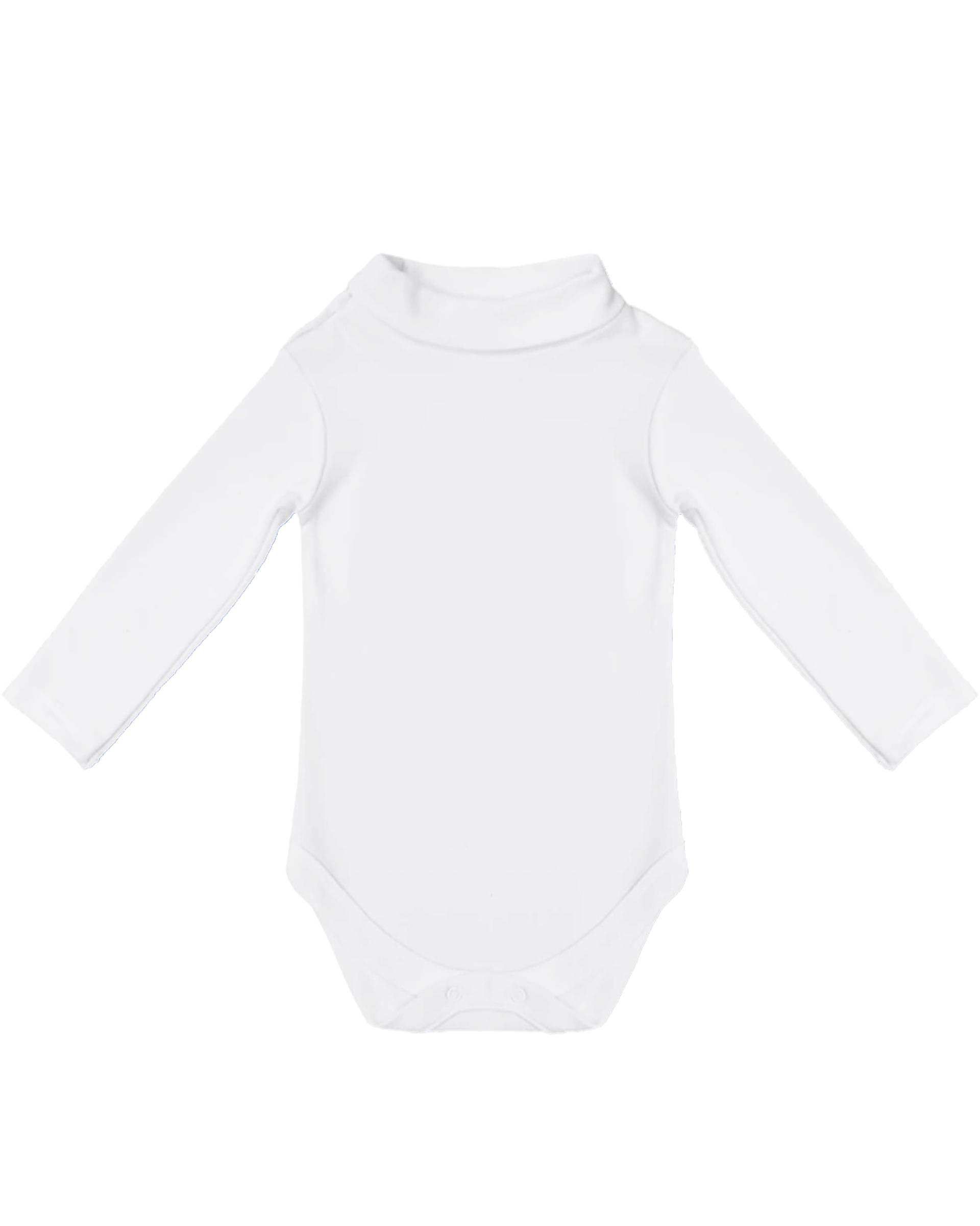 بادی نوزادی یقه اسکی سفید نیل کوک Nilkouk