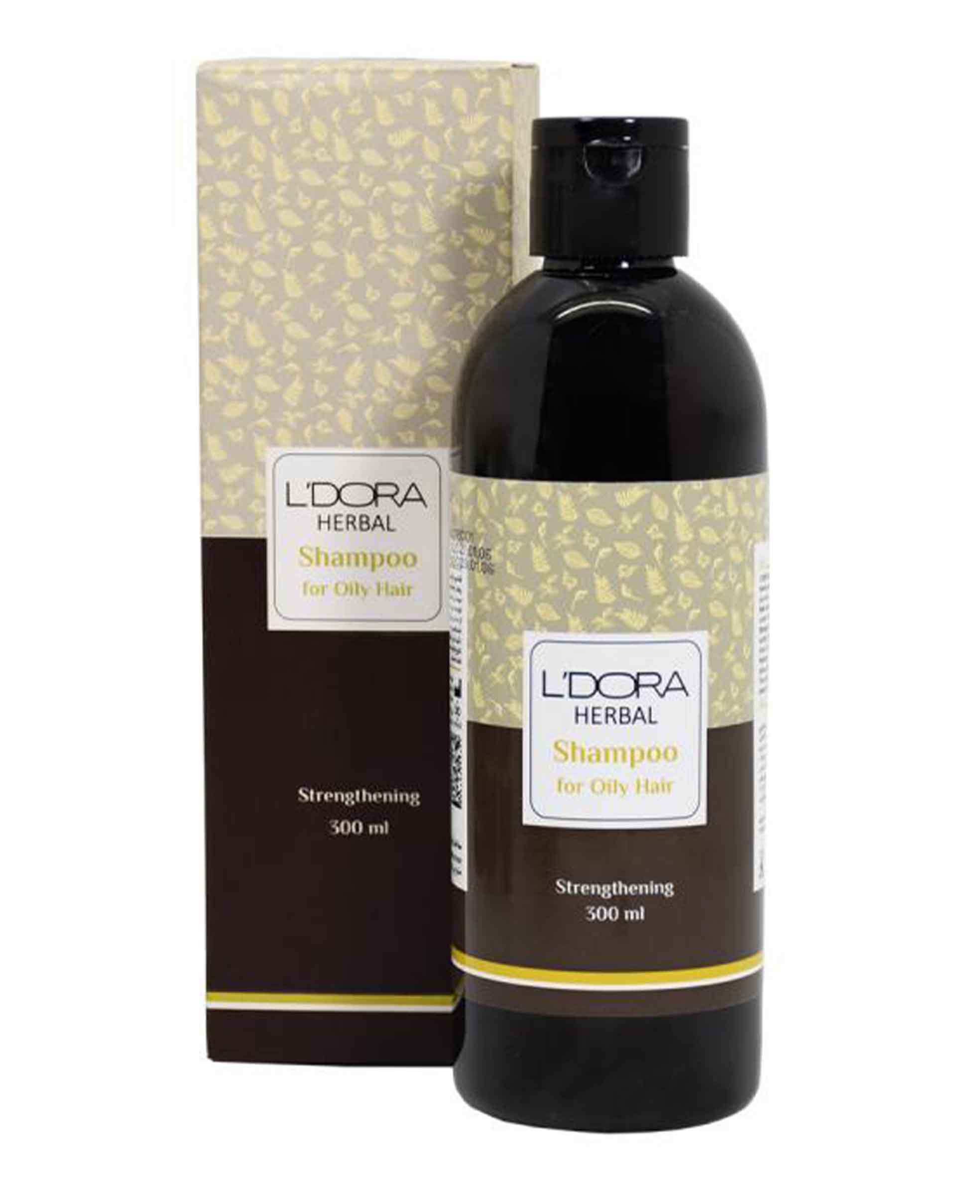 شامپو گیاهی لدورا هربال Ldora Herbal مناسب موهای چرب 300ml