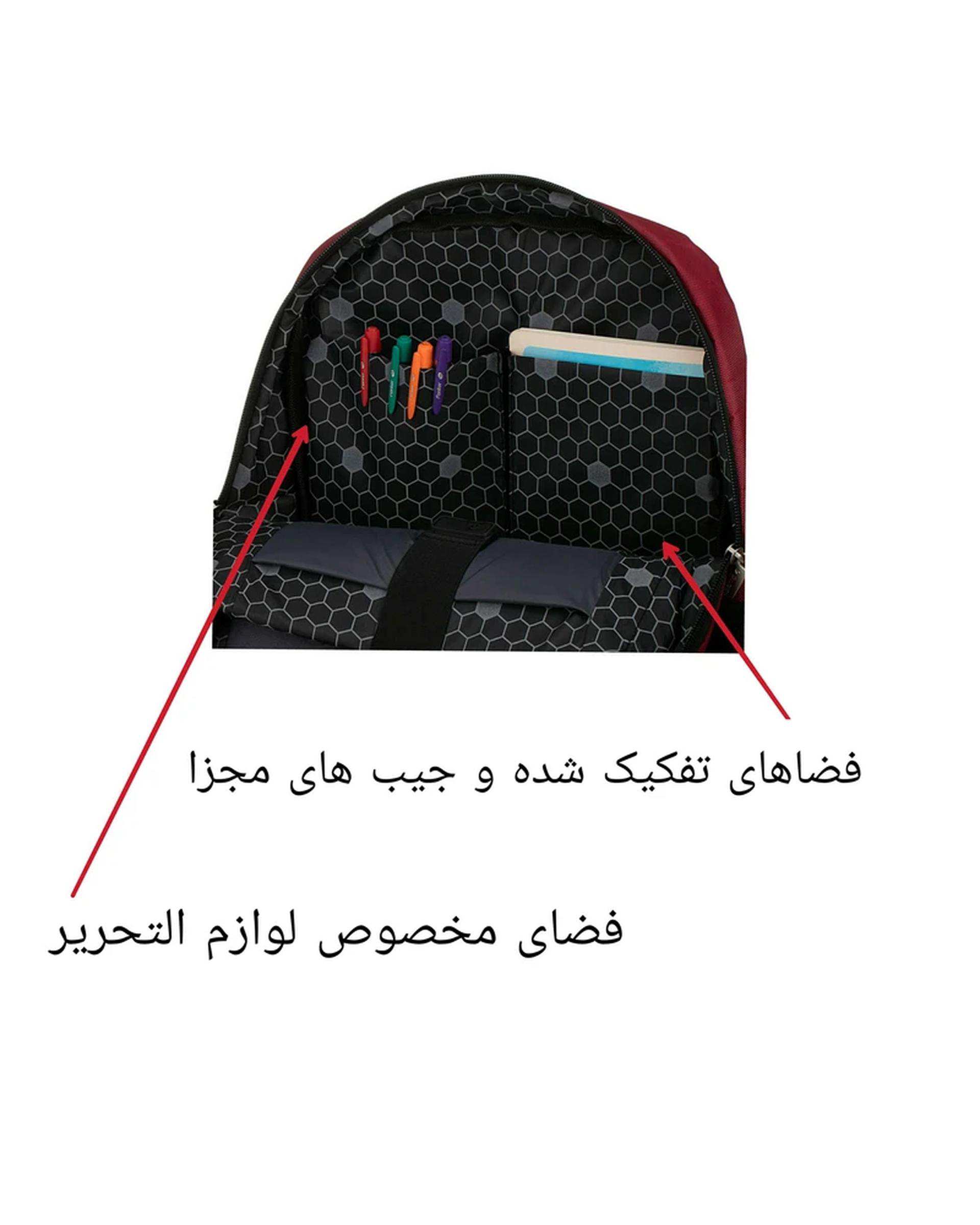 کوله پشتی لپ تاپ  17 اینچ سرمه ای تنسر Tancer مدل نووا Nova کد 112