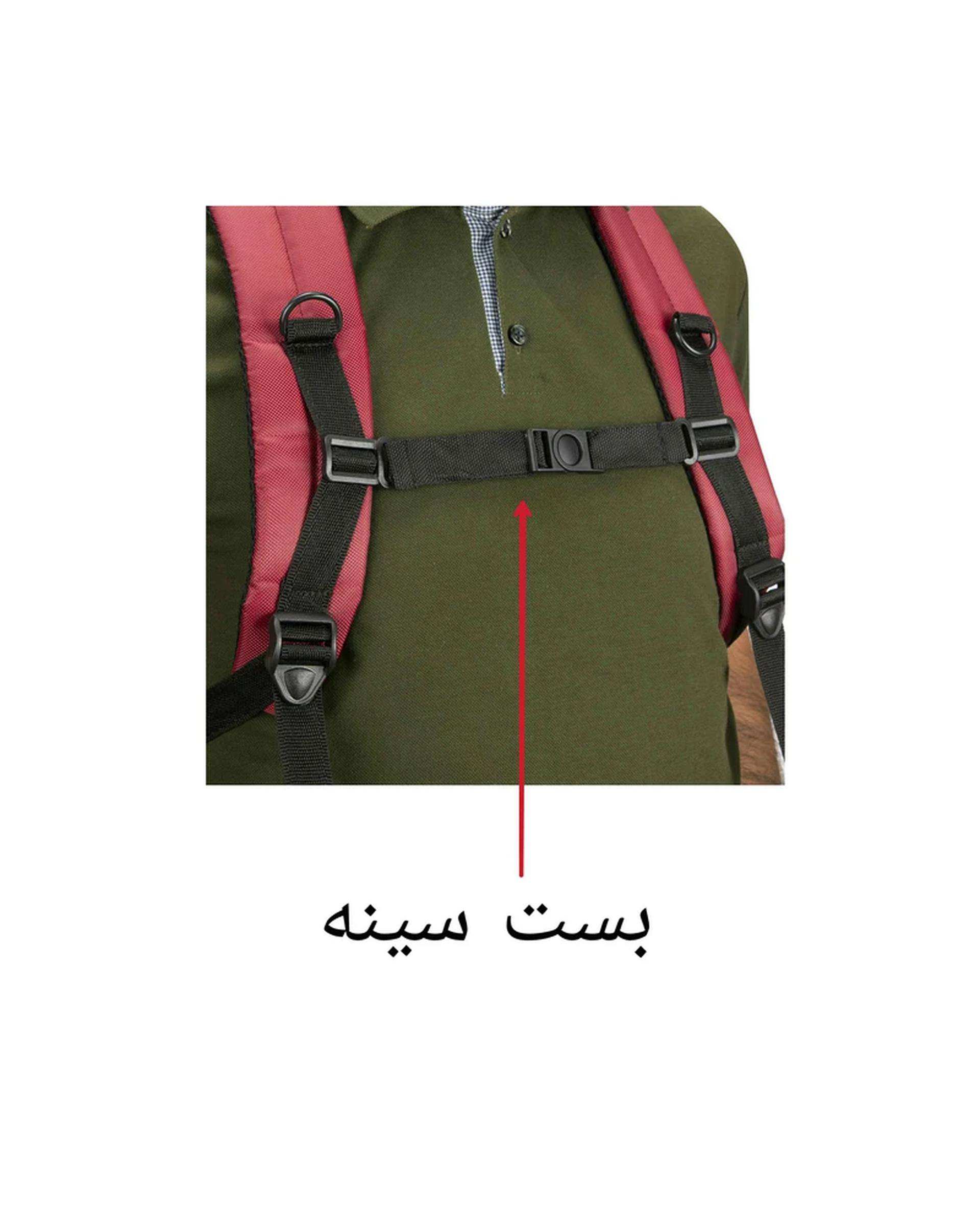 کوله پشتی لپ تاپ  17 اینچ سرمه ای تنسر Tancer مدل نووا Nova کد 112