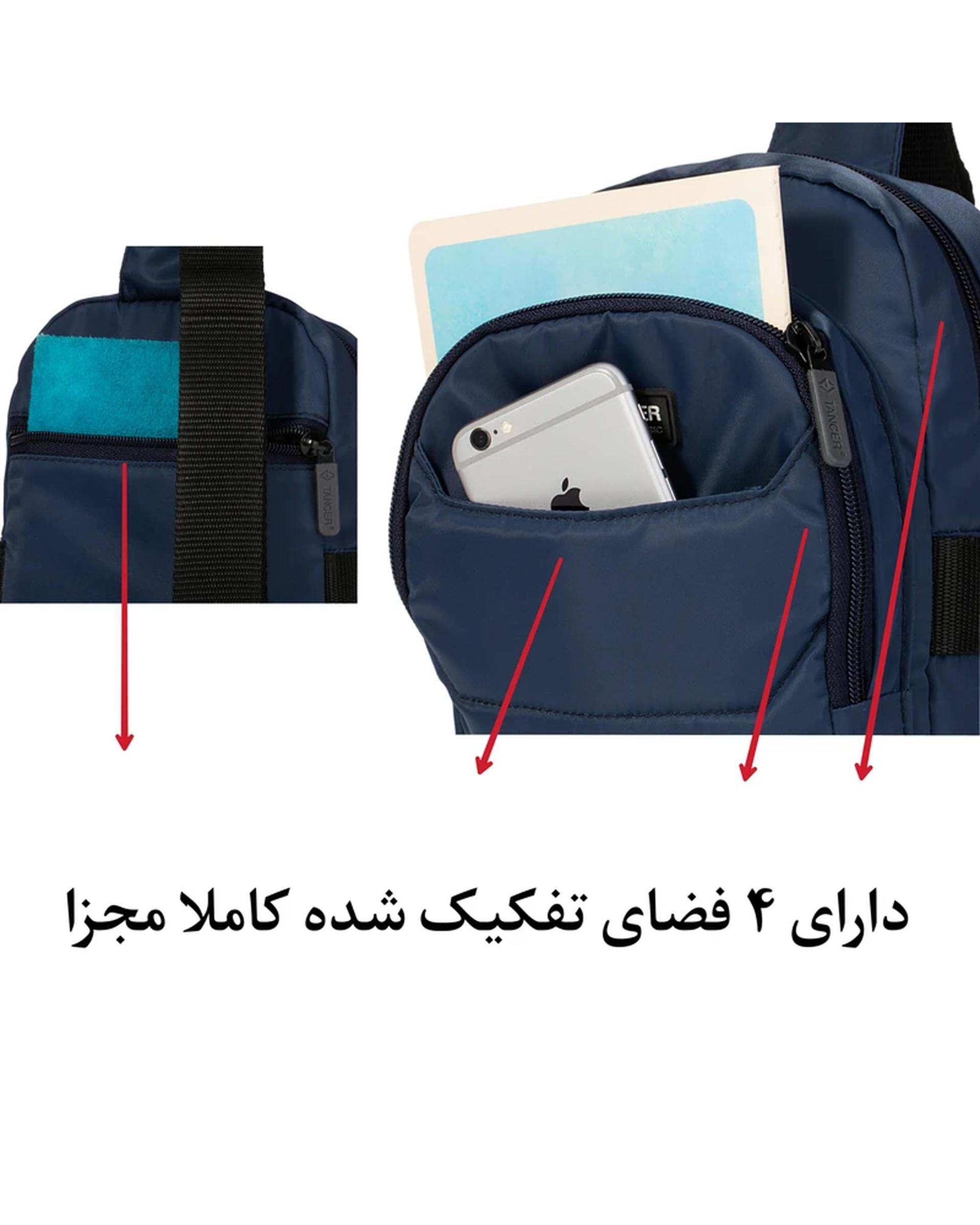 کیف کراس بادی مشکی تنسر Tancer مدل اسپید speed کد 126